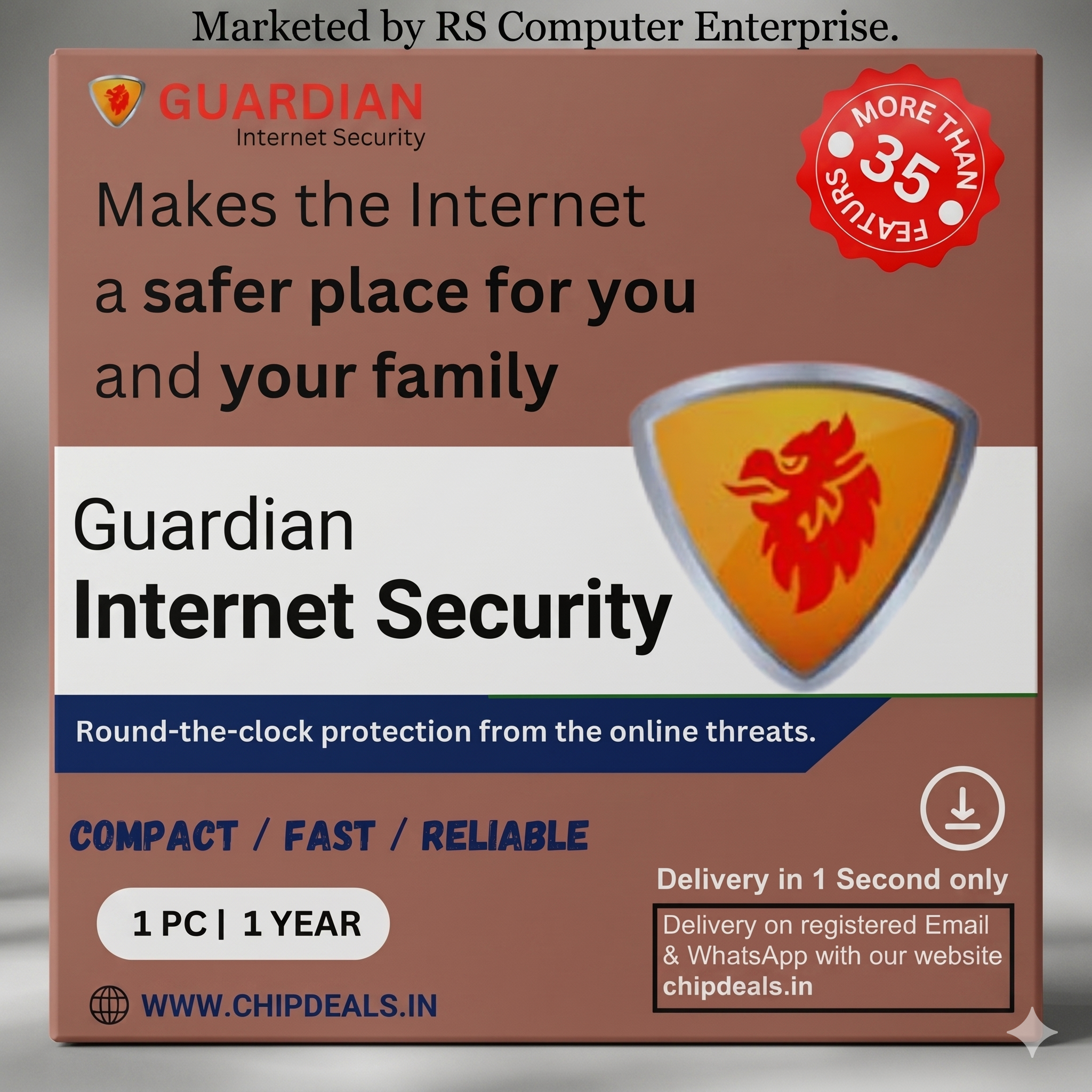 Guardian Internet Security 1 PC 1 Year