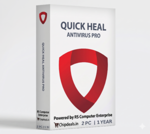 Quick Heal Pro Antivirus 2 PC 1 Year