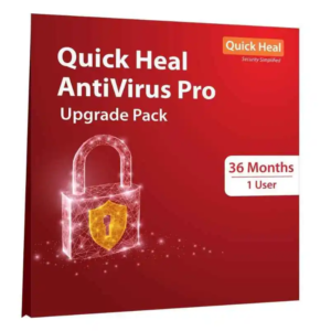 Quick Heal Pro Upgrade 1 User 3 Year Renewal Pack