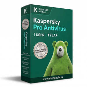 Kaspersky Antivirus 1 User 1 Year Genuine Digital License Key Box - Chipdeals.in